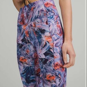 Lululemon athletica Fast and Free High-Rise Leggings in Purple Multi